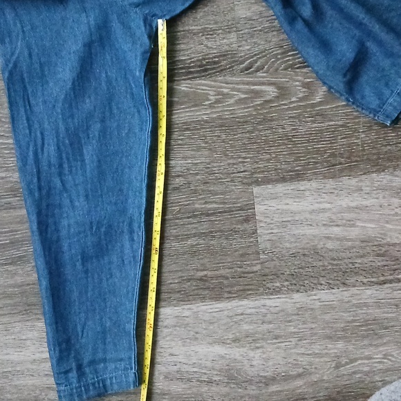 The Quacker Factory denim snowman shirt/top - Picture 10 of 11